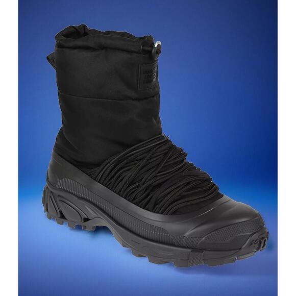 $1190 Burberry Men's Black Arthur Puffy Winter ❄️ Boots - EU44/US11